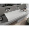 Mexen Ava Aufsatzwaschbecken aus Konglomerat B/O 100 x 46 cm, weiß - 23011000