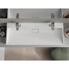 Mexen Ava opbouw wastafel van composiet 2/O 120 x 46 cm, wit - 23011202