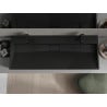Mexen Ava Aufsatzwaschbecken aus Konglomerat 2/O 120 x 46 cm, schwarz - 23011272