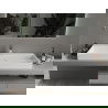 Mexen Ava wastafel op blad van conglomeraten 1/O 120 x 46 cm, wit - 23011201