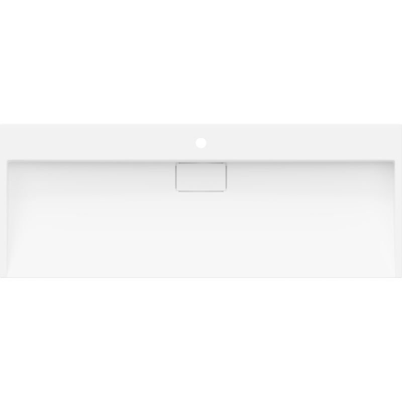 Mexen Ava Aufsatzwaschbecken aus Konglomerat 1/O 120 x 46 cm, weiß - 23011201