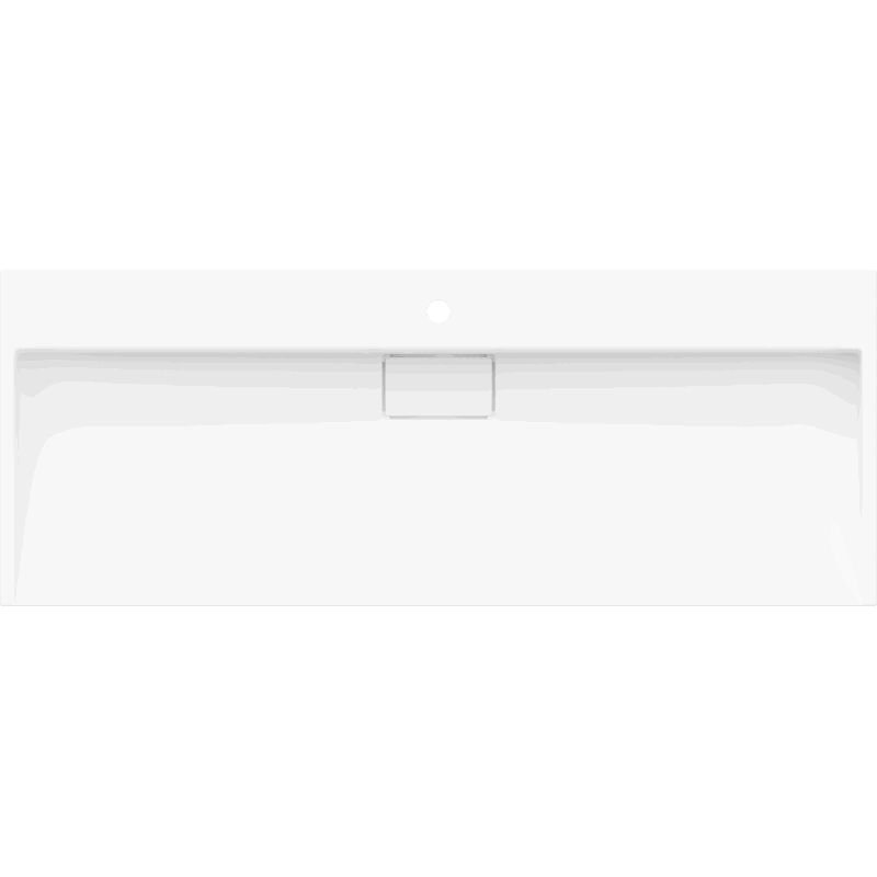 Mexen Ava wastafel op blad van conglomeraten 1/O 120 x 46 cm, wit - 23011201