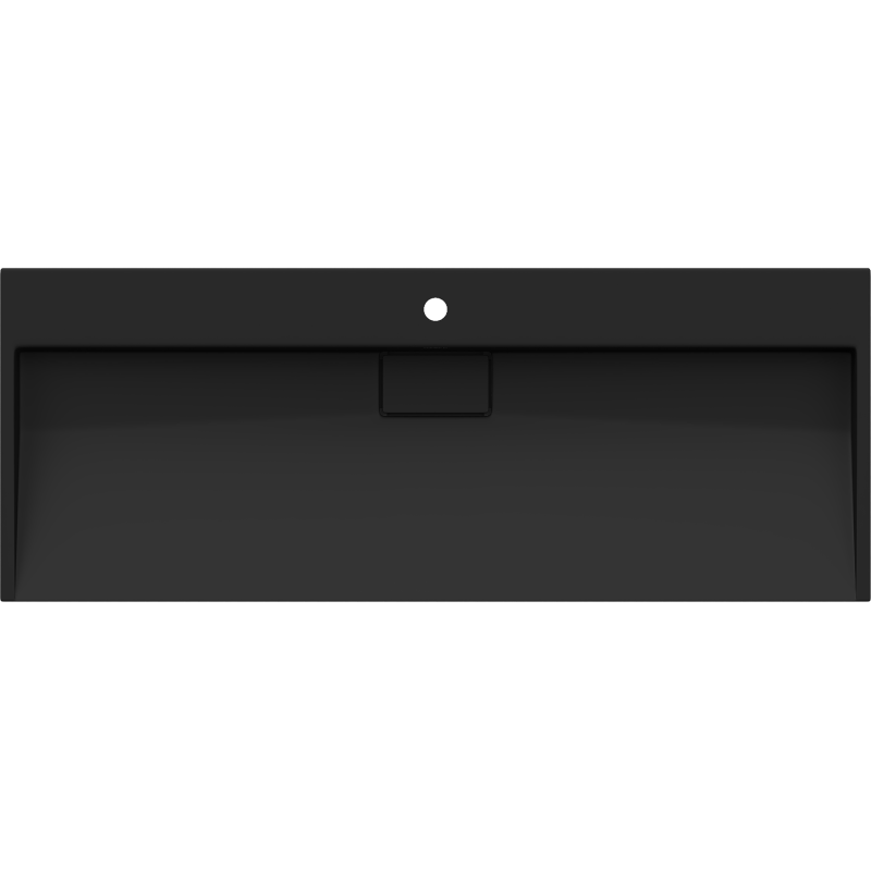 Mexen Ava conglomeraat opbouw wastafel 1/O 120 x 46 cm, zwart - 23011271