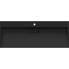 Mexen Ava Aufsatzwaschbecken aus Konglomerat 1/O 120 x 46 cm, schwarz - 23011271