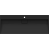 Mexen Ava opbouw wastafel van conglomeraten 1/O 120 x 46 cm, zwart - 23011271