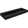 Mexen Ava inbouw wastafel van composiet B/O 120 x 46 cm, zwart - 23011270