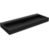 Mexen Ava lavabo de sobre encimera de conglomerado B/O 120 x 46 cm, negro - 23011270
