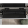 Mexen Ava inbouw wastafel van composiet B/O 120 x 46 cm, zwart - 23011270