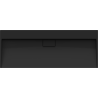Mexen Ava Aufsatzwaschbecken aus Konglomerat B/O 120 x 46 cm, schwarz - 23011270
