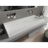 Mexen Ava Aufsatzwaschbecken aus Konglomerat B/O 120 x 46 cm, weiß - 23011200