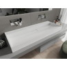 Mexen Ava lavabo de comptoir en composite B/O 120 x 46 cm, blanc - 23011200