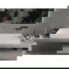 Mexen Ava umywalka nablatowa z konglomeratu B/O 120 x 46 cm, biała - 23011200