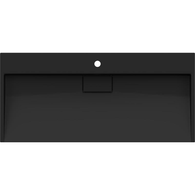 Mexen Ava konglomeraadist pealispind kraanikauss 1/O 100 x 46 cm, must - 23011071
