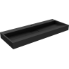 Mexen Ava lavabo à poser en conglomérat 1/O 120 x 46 cm, noir - 23011271