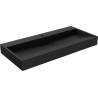 Mexen Ava Aufsatzwaschbecken aus Konglomerat 1/O 100 x 46 cm, schwarz - 23011071