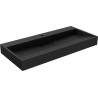Mexen Ava opzetwastafel van composiet 1/O 100 x 46 cm, zwart - 23011071