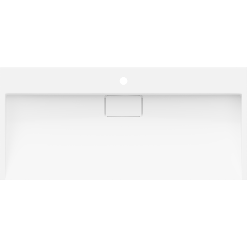 Mexen Ava Aufsatzwaschbecken aus Konglomerat 1/O 100 x 46 cm, weiß - 23011001