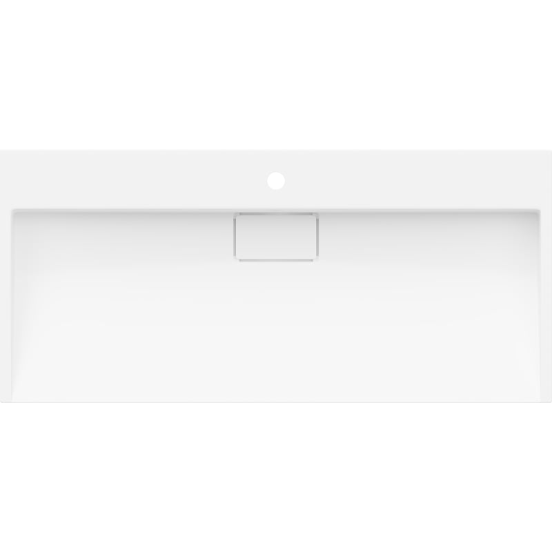 Mexen Ava lavabo sobre encimera de conglomerado 1/O 100 x 46 cm, blanco - 23011001