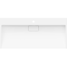 Mexen Ava lavabo de sobreencimera de conglomerado 1/O 100 x 46 cm, blanco - 23011001
