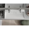 Mexen Ava lavabo à poser en composite 2/O 100 x 46 cm, blanc - 23011002