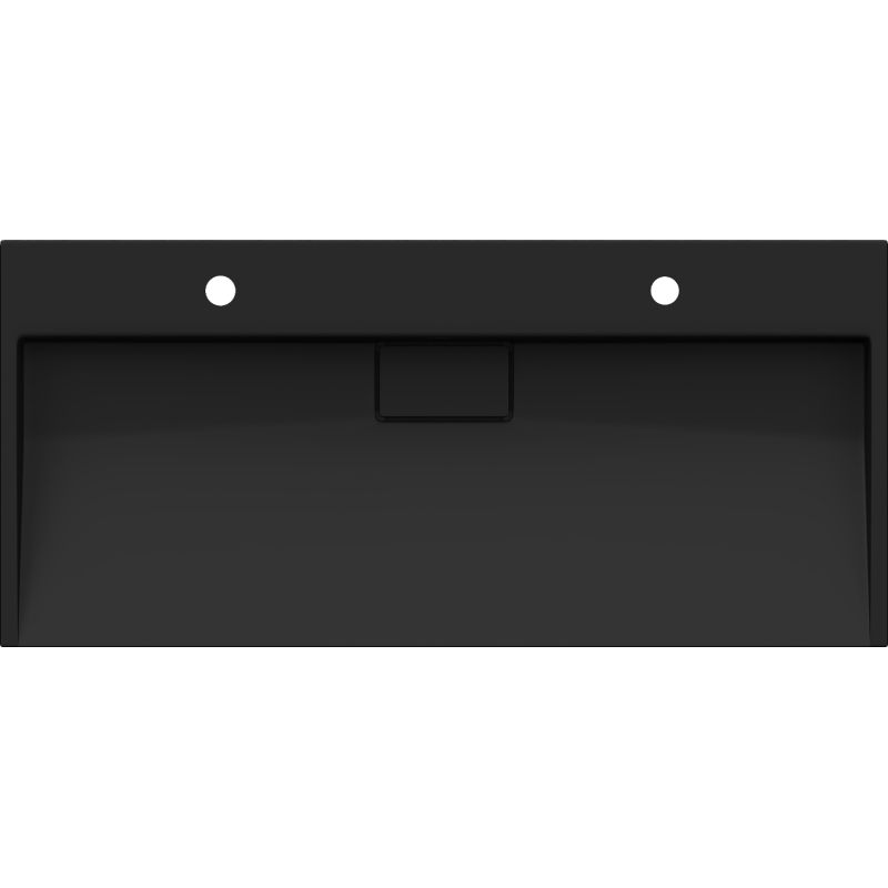 Mexen Ava lavabo à poser en conglomérat 2/O 100 x 46 cm, noir - 23011072