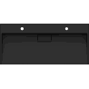 Mexen Ava lavabo da appoggio in conglomerato 2/O 100 x 46 cm, nero - 23011072