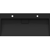 Mexen Ava lavatório de bancada de conglomerado 2/O 100 x 46 cm, preto - 23011072