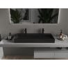 Mexen Ava Aufsatzwaschbecken aus Konglomerat 2/O 100 x 46 cm, schwarz - 23011072