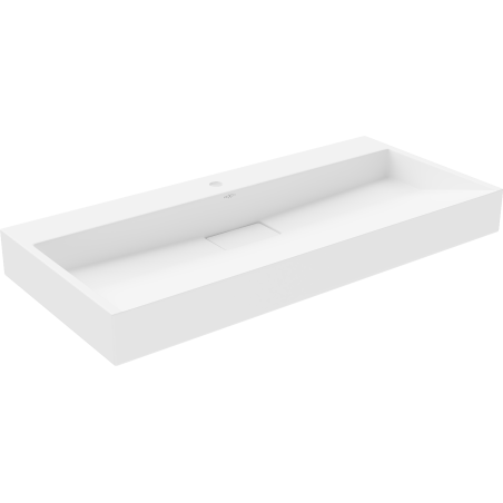 Mexen Ava Aufsatzwaschbecken aus Konglomerat 1/O 100 x 46 cm, weiß - 23011001