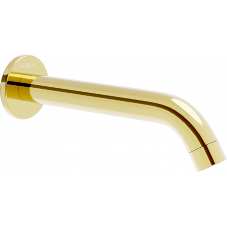 Mexen Kai väggmonterad badkarspip, guld - 79371-50
