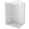 Mexen Kioto Zidna paravana za tuš Walk-in 80 x 200 cm, prugasta 8 mm, krom - 800-080-101-01-09