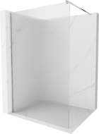 Mexen Kioto stijena za tuširanje Walk-in 100 x 200 cm, pruge 8 mm, krom - 800-100-101-01-09