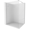 Mexen Kioto Duschwand Walk-in 120 x 200 cm, Streifen 8 mm, Chrom - 800-120-101-01-09