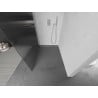 Mexen Kioto Duschwand Walk-in 120 x 200 cm, Streifen 8 mm, Chrom - 800-120-101-01-09