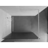 Mexen Kioto paroi de douche Walk-in 130 x 200 cm, rayures 8 mm, blanc - 800-130-101-20-09