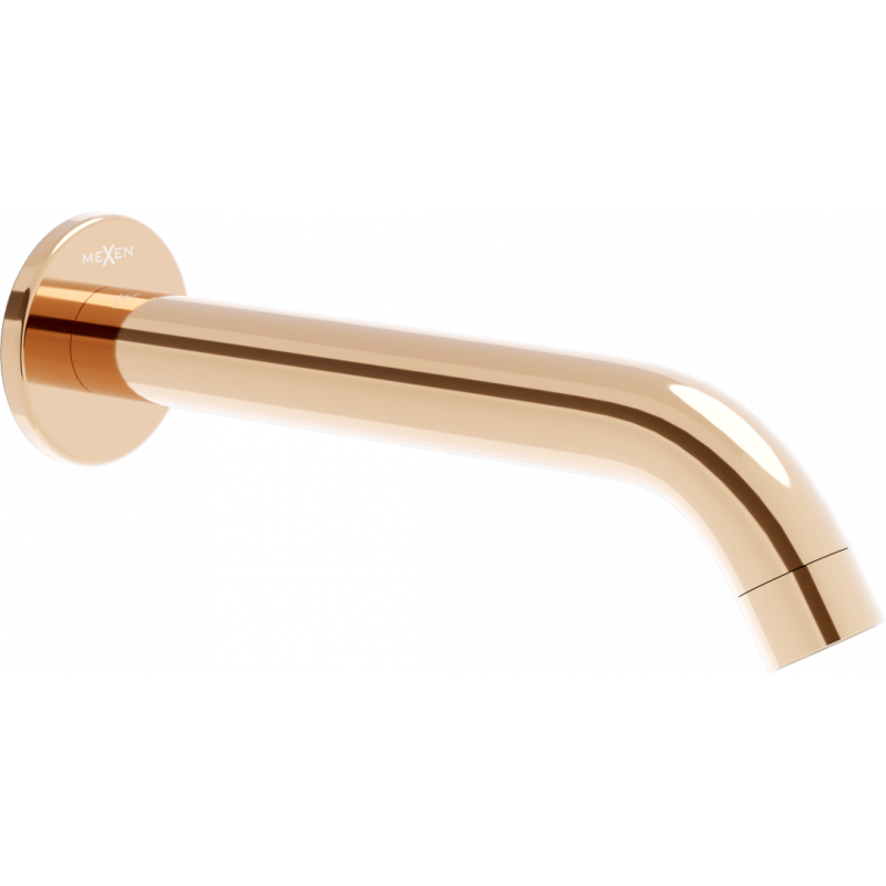 Mexen Kai wall-mounted bath spout, rose gold - 79371-60