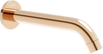 Mexen Kai badkuipuitloop wandmontage, roze goud - 79371-60