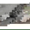 Mexen Rico wc kom met slanke, zacht sluitende duroplast toiletbril, wit glans - 30720400