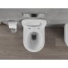 Mexen Rico miska wc Rimless z deską wolnoopadającą slim, duroplast, biała mat - 30724001