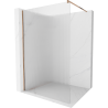 Mexen Kioto douchewand Walk-in 100 x 200 cm, strepen 8 mm, roze goud - 800-100-101-60-09