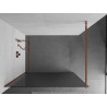 Mexen Kioto Dušinurk Walk-in 110 x 200 cm, triibud 8 mm, roosa kuld - 800-110-101-60-09
