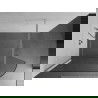 Mexen Kioto-R abgerundete Duschwand Walk-in 80 x 200 cm, transparent 8 mm, chrom - 800-080-101-01-06
