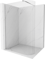 Mexen Kioto-R afgeronde inloopdouchewand 120 x 200 cm, transparant 8 mm, chroom - 800-120-101-01-06
