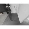 Mexen Kioto-R paroi de douche arrondie Walk-in 120 x 200 cm, transparent 8 mm, chrome - 800-120-101-01-06