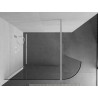 Mexen Kioto-R Kaarjas Walk-in dušisein 100 x 200 cm, läbipaistev 8 mm, valge - 800-100-101-20-06