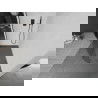 Mexen Kioto-R abgerundete Duschwand Walk-in 150 x 200 cm, transparent 8 mm, schwarz - 800-150-101-70-06