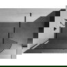 Mexen Kioto-R abgerundete Duschwand Walk-in 160 x 200 cm, transparent 8 mm, schwarz - 800-160-101-70-06