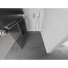 Mexen Kioto+ Duschwand mit Ablage Walk-in 130 x 200 cm, Streifen, Chrom - 800-130-121-01-09