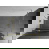 Mexen Kioto+ douchewand met plank Walk-in 80 x 200 cm, strepen, goud - 800-080-121-50-09