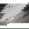 Mexen Kioto+ douchewand met plank Walk-in 90 x 200 cm, gestreept, zwart - 800-090-121-70-09